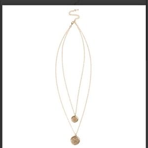 Amber Sceats Double Coin Necklace